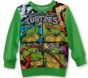 Teenage Mutant Ninja Schildkröten Shirt neu Jungen Größe 4T Ninja Schildkröten Sweatshirt neu mit Etikett - Bild 1 von 5