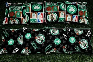 Cornhole Bean Bags Set of 8 ACA Regulation Bags NBA BOSTON CELTICS - Picture 1 of 2