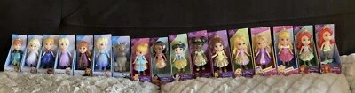 Lot Of 17 Disney Princess Poseable Mini Doll Toddler Miniature 3.5" Figures - Image 1 of 3
