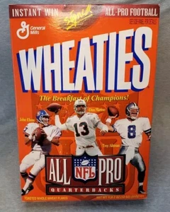 Wheaties NFL All Pro Quarterbacks Cereal Box 1997 Sealed  - Bild 1 von 5