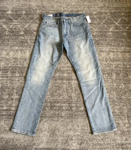 Gap Denim Mens 30X30 Jeans Slim Denim Blue Lightwash NWT P3 - Picture 1 of 12