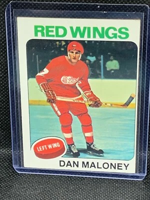 Dan Maloney 1975 Topps Hockey #177 Detroit Red Wings - Image 1 of 2