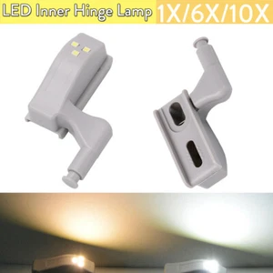 Led Inner Hinge Lamp Cool Warm White Closet Night Lamps Lighting Kitchen Bedroom - Picture 1 of 11