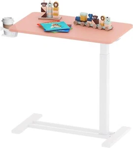 SANODESK Medical Adjustable Overbed Bedside Table with Hidden Casters, Pneumatic - Picture 1 of 1