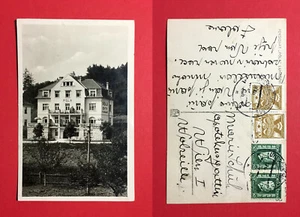 Foto cartolina LUHACOVICE nella Repubblica Ceca 1934 pensionato Pola (49766 - Foto 1 di 1