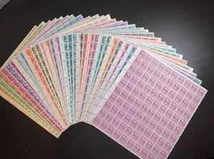 PRESIDENTIAL PREXI SET OF SCOTT#803-831 ALL SHEETS OF 100 MNH OG BCV $5500 - Picture 1 of 3