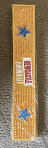 Newcastle Brown Ale ~ Beer Rubber Bar Rail Drip Mat 20” X 3.25” Yellow White Red - Picture 1 of 1