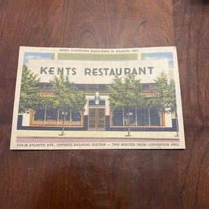 Postcard Kents Restaurant Atlantic City NJ #2 - Picture 1 of 6