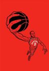 Kahwi Leonard of the Toronto Raptors NBA team photograph 9 - glossy A4 print
