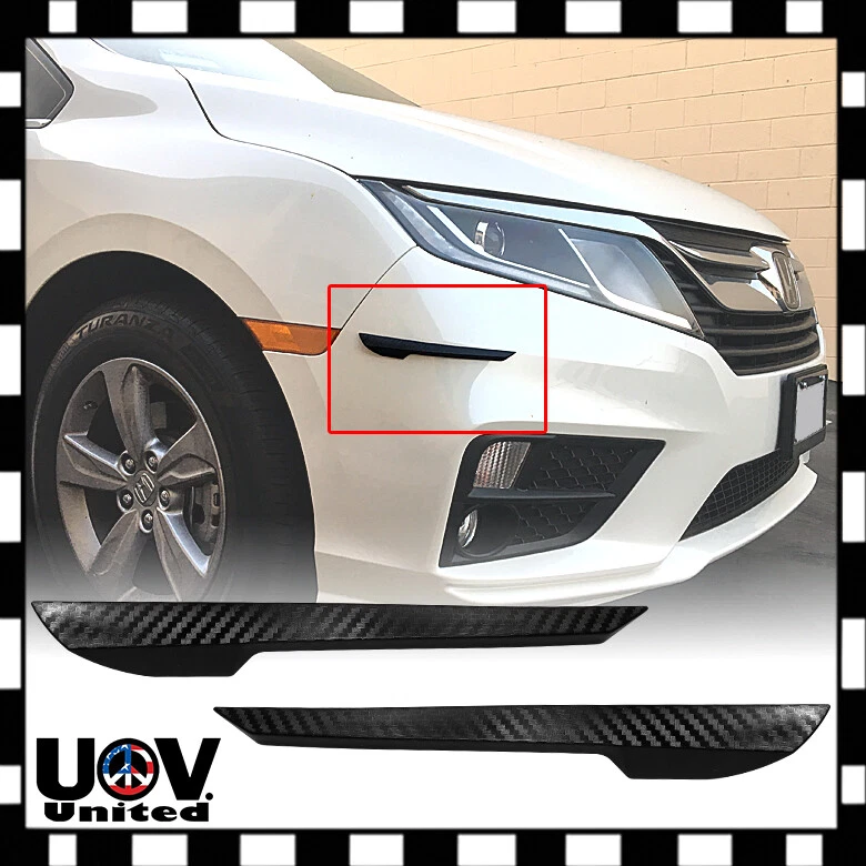 Protector de tira antiarañazos para puerta guardabarros delantero aspecto fibra de carbono U2 Foto 1 de 1