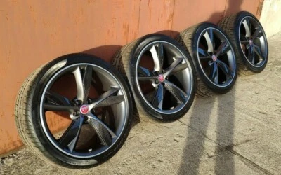 4X Jaguar F-Type blade Räder Karbon 20“ Kompletträder Reifen wheels. Genuine.  - Bild 1 von 4