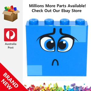 Genuine LEGO™ Dark Azure 1 x 4 x 3 with Dark Azure Eyes Bricks 49311 6263017 New - Picture 1 of 2