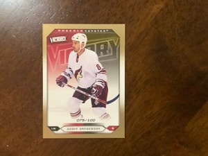 Geoff Sanderson 2005-06 Upper Deck Victory Gold /100 #239 