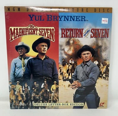 Magnificent Seven & Return of the Seven Laserdisc ML10451LI LD Laser Disc Brynne - Image 1 of 4