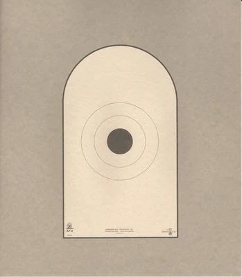 AMERICAN TARGET AP-2 [AP2] NRA Official 50 Foot Action Pistol, Bianchi Competition (25) Tagboard