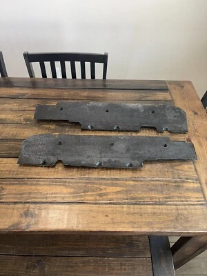1981 - 1993 Dodge D250 D350 Interior Club Cab Rear Sill Plates Scuff Plates - Image 1 of 2