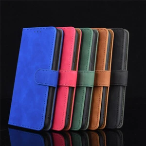 Flip Matte PU Leather Wallet Card Slot with Stand Phone Case cover For Samsung - Picture 1 of 40