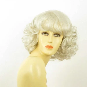mid length wig for women white curly ref: VANDA 60 PERUK - Imagen 1 de 8