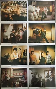 WAY OF THE DRAGON Bruce Lee 8x Original UK Lobby Cards 1972 - Picture 1 of 9