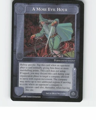 A More Evil Hour - MECCG - The Balrog - Rare - Image 1 of 2