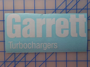 Garrett Turbochargers Logo Decal Sticker 6" 7.5" & 10.5" Turbo JDM Diesel Boost - Picture 1 of 2