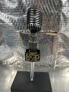 Hard To Find Miller MGD Music Microphone Beer Tap Handle - Picture 1 of 23