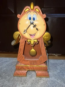 Disney Parks Exclusive Cogsworth Working Clock 10" Beauty and the Beast - Picture 1 of 6