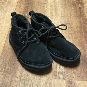 UGG 1094269 Women Neumel Chukka Black Boots US Size 9 - Picture 1 of 6