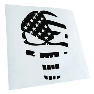 Autoaufkleber US Punisher Skull Selbstklebend Fahrrad LKW - Picture 1 of 182