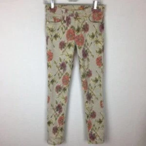 Pilcro and the Letterpress hellbraun geblümt 5 Taschen Skinny Jeans 27 - Bild 1 von 8