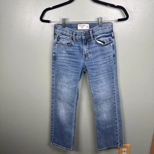 Abercrombie Kids Boot Jeans Size 9/10 Medium Wash Blue Jeans (W 24” / L 23.5”) - Picture 1 of 6