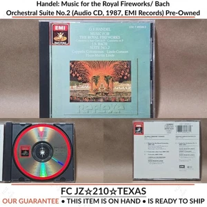 Handel: Music for the Royal Fireworks/ Bach Orchestral Suite No.2 (Audio CD..... - Picture 1 of 10