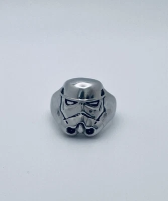 Disney Star Wars Stormtrooper Stainless Steel Ring Lucasfilm, Size 11 - Image 1 of 4
