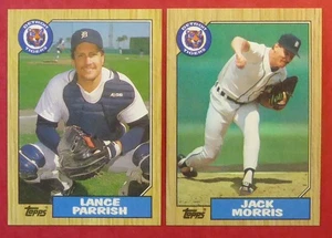 1987 Topps Detroit Tigers Team Set with Traded (34 Cards) - Picture 1 of 1