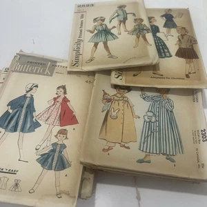 Girls Vintage Used Sewing Patterns Lot of 16 1960 70s & 80s High Collectables - Picture 1 of 4