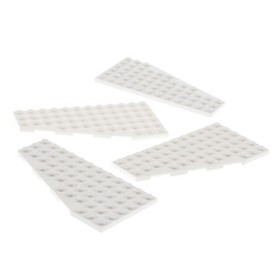 4x Lego Wing Plate 12x6 Left White Star Wars 75087 75098 5974 4141475 30355
