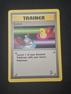 Switch 123/130 Base Set 2 Regular WOTC Vintage Pokemon TCG Lightly Played - Image 1 of 2