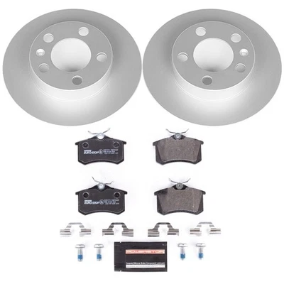 Kit de frenos de disco Power Stop ESK847 para 98-10 Volkswagen Beetle Golf Jetta Foto 1 de 4