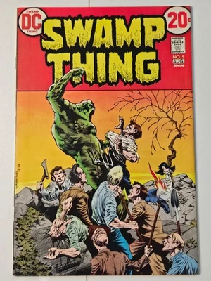 Swamp Thing # 5 (1974)  DC Comics  Bronze Age Horror Story  RAW Comic high grade - Image 1 of 4