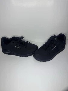 Neu Skechers Street Uno Stand on Air Sneaker 73690 schwarz Schuhe LA Damengröße 6 - Bild 1 von 6