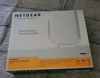 NETGEAR Wireless-G Router 54mbps 100 Feet New In Box . WGR614 - Image 1 of 4