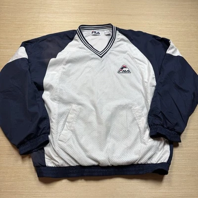 Vintage Fila Grant Hill 2 90s Jacket Pullover Men’s Medium Mesh Hip Hop - Image 1 of 4