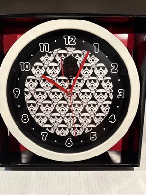 Star Wars Reloj de Pared Pantalla Analógica Funciona con Pilas Disney 10" NUEVO Foto 1 de 4