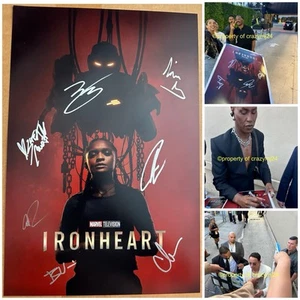 7 Signed Ironheart Anthony Ramos Shea Coulee Ryan Coogler Lyric Ross Autograph - Picture 1 of 9