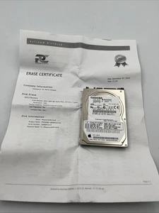 Toshiba MK8032GSX (HDD2D32 B ZK01 S) 010 A0/AS111G 80gb 2.5" Sata Hard Drive - Picture 1 of 8
