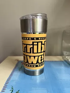 MYRON COPE’S Terrible Towel Stainless Steel 24 Oz Tumbler NEW - Picture 1 of 12