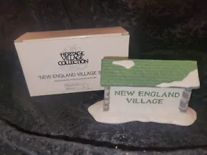 Vintage 1993 Department 56 New England Village Series Sign 6570-6 Accessory - Picture 1 of 2