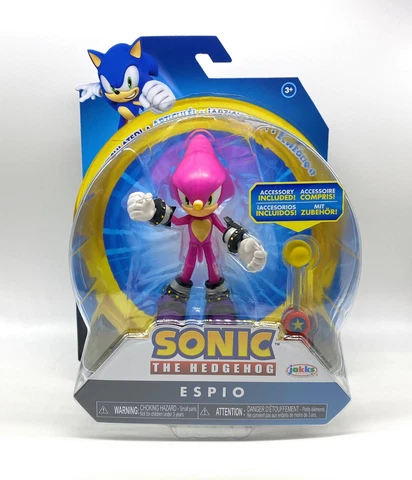 Jakks Pacific Sonic The Hedgehog Espio 4" Action Figure With Checkpoint Cover