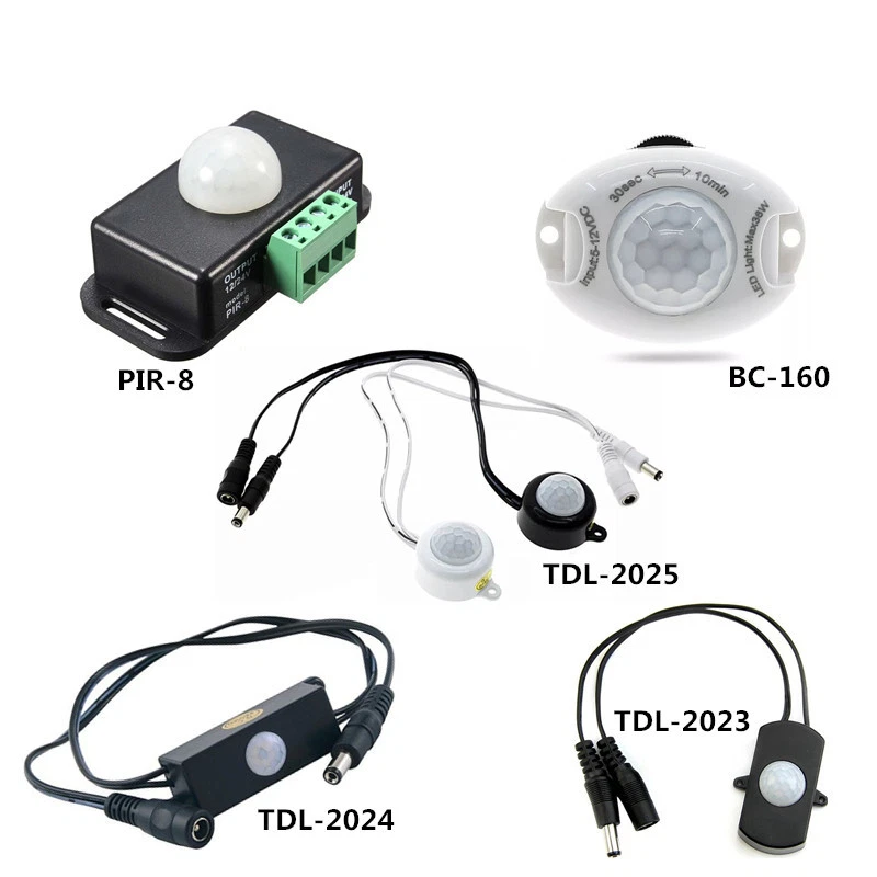 Automatic DC 12V 24V 6A Infrared PIR Motion Sensor Switch For LED Strip light - image 1 of 4