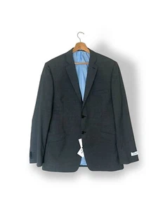 Daniel Hetcher Suit Jacket Grey Chest 42R wool Blend fine check - Picture 1 of 12